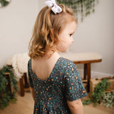 Vintage Bloom Twirl Dress