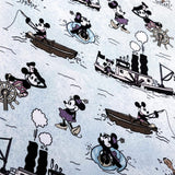 Sleepy Steamboat Crib Sheet