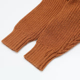 Chestnut Knitted Crewneck Sweater