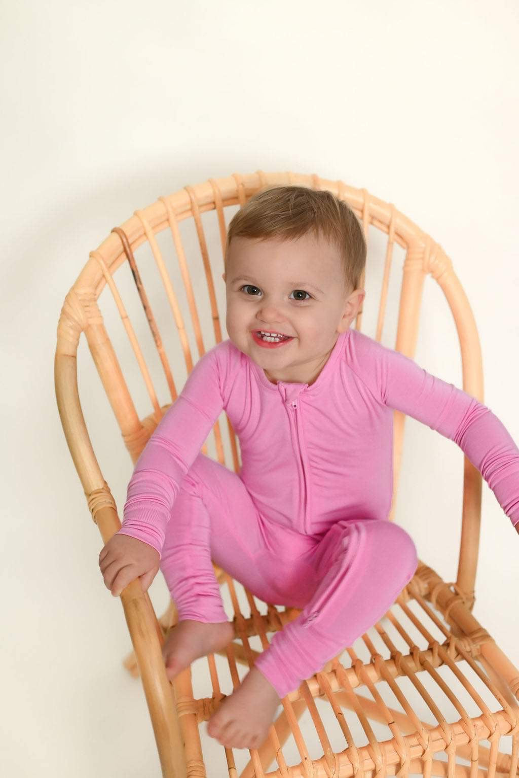 Powerful Pink Convertible Footie