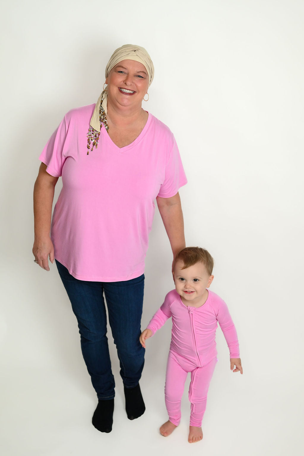 Powerful Pink Convertible Footie