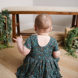 Vintage Bloom Twirl Dress