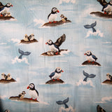 Puffin Island Toddler Blanket