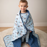 Puffin Island Toddler Blanket