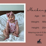 Strawbaby Fields Flutter Bubble Romper