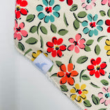 Pretty Petals Bandana Bib (Made in Canada)