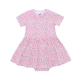 Pink Posies Bodysuit Dress