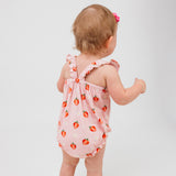 Strawbaby Fields Flutter Bubble Romper