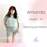 Flora Adult Shorts Set