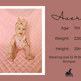 Strawbaby Fields Flutter Bubble Romper