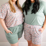 Flora Adult Shorts Set