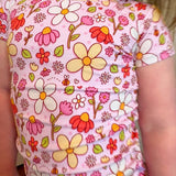 Flower Child Short Sleeve 2-Piece Set