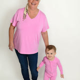 Powerful Pink Convertible Footie