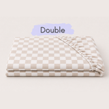 Toasted Oat Double Fitted Sheet