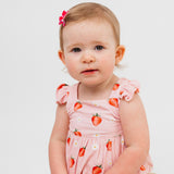 Strawbaby Fields Flutter Bubble Romper