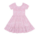Pink Posies Twirl Dress