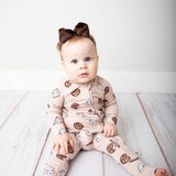 Milk & Cookies Convertible Footie