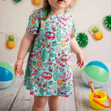 Summer Splash T-Shirt Dress