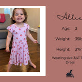 Strawbaby Fields Flutter Twirl Dress